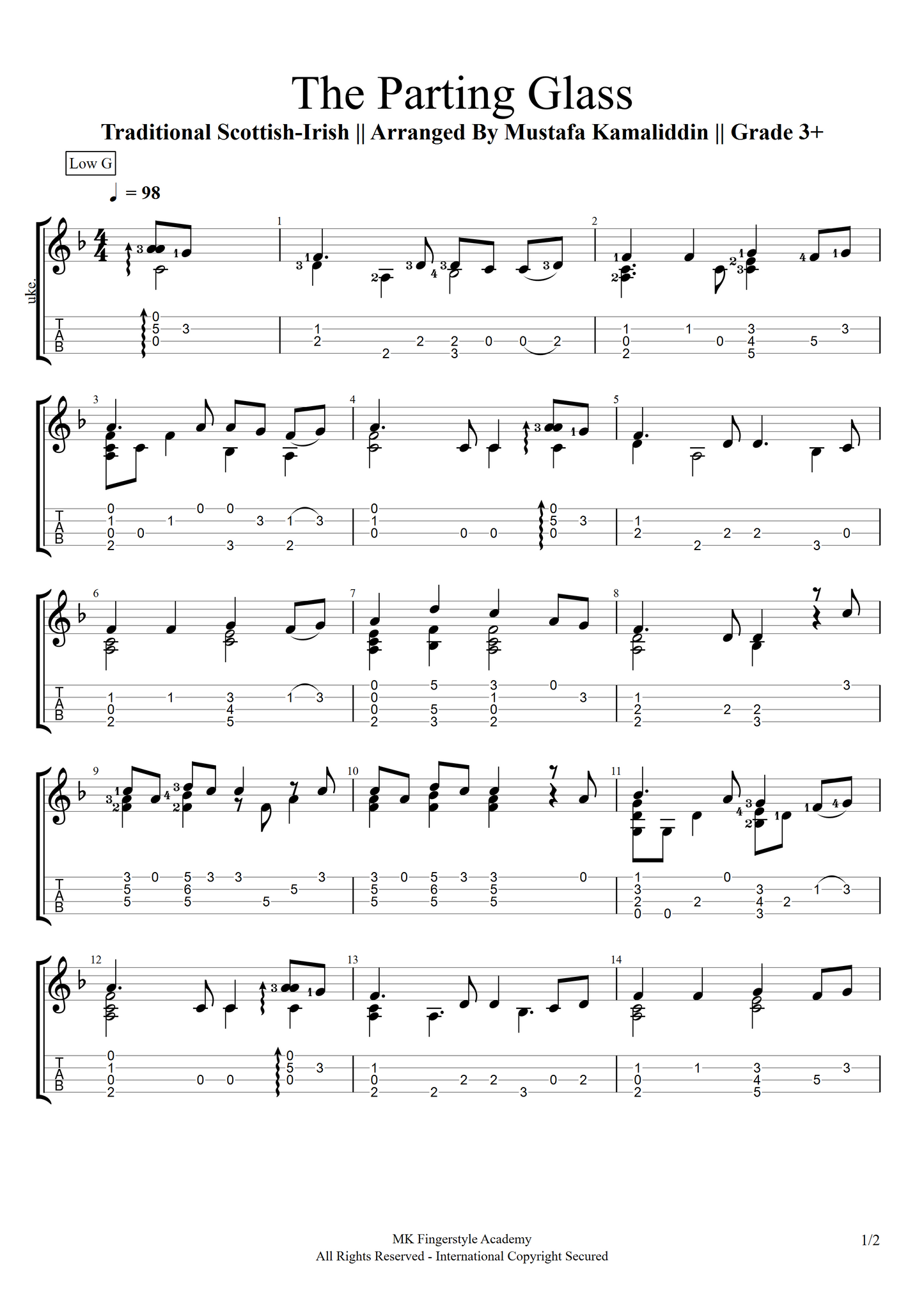 The Celtic Book For Fingerstyle Ukulele