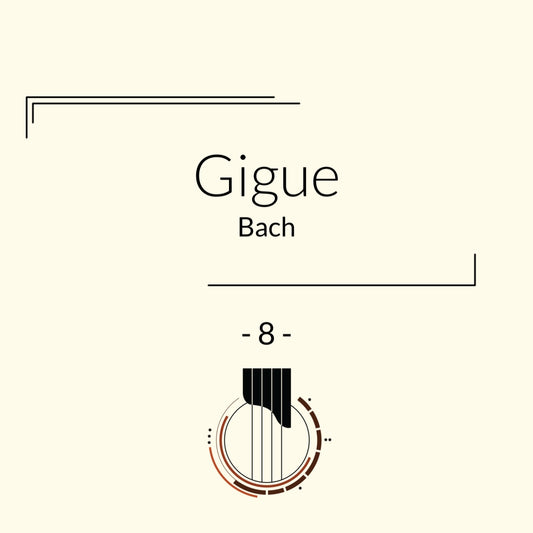 Bach - Gigue BWV 1007