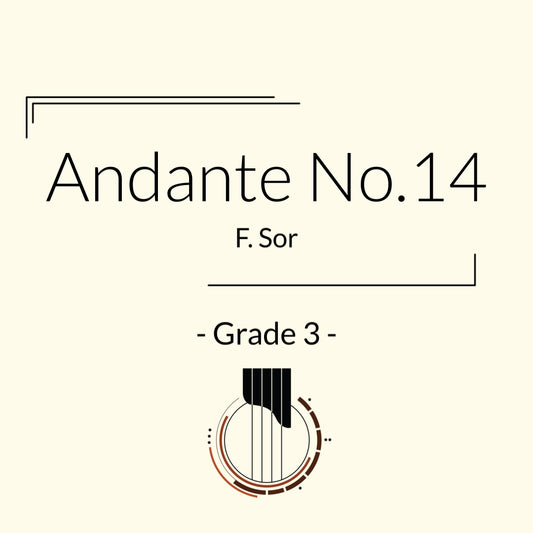 Sor - Andante OP.50 No.14