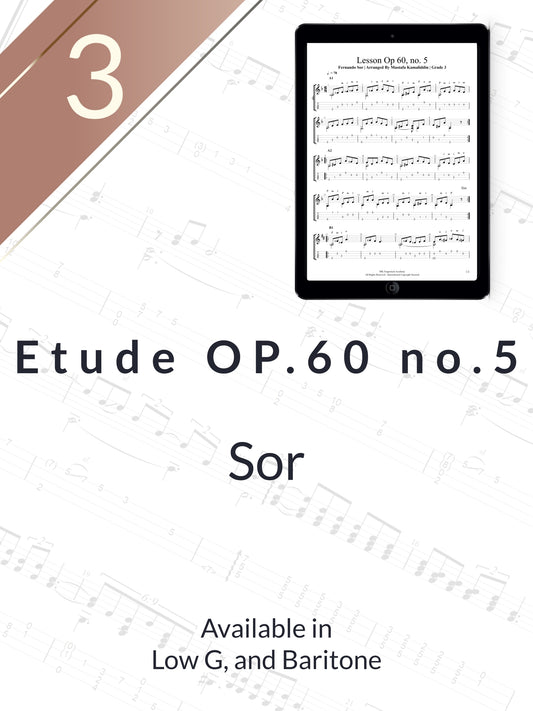 Sor - Etude OP.60 no.5