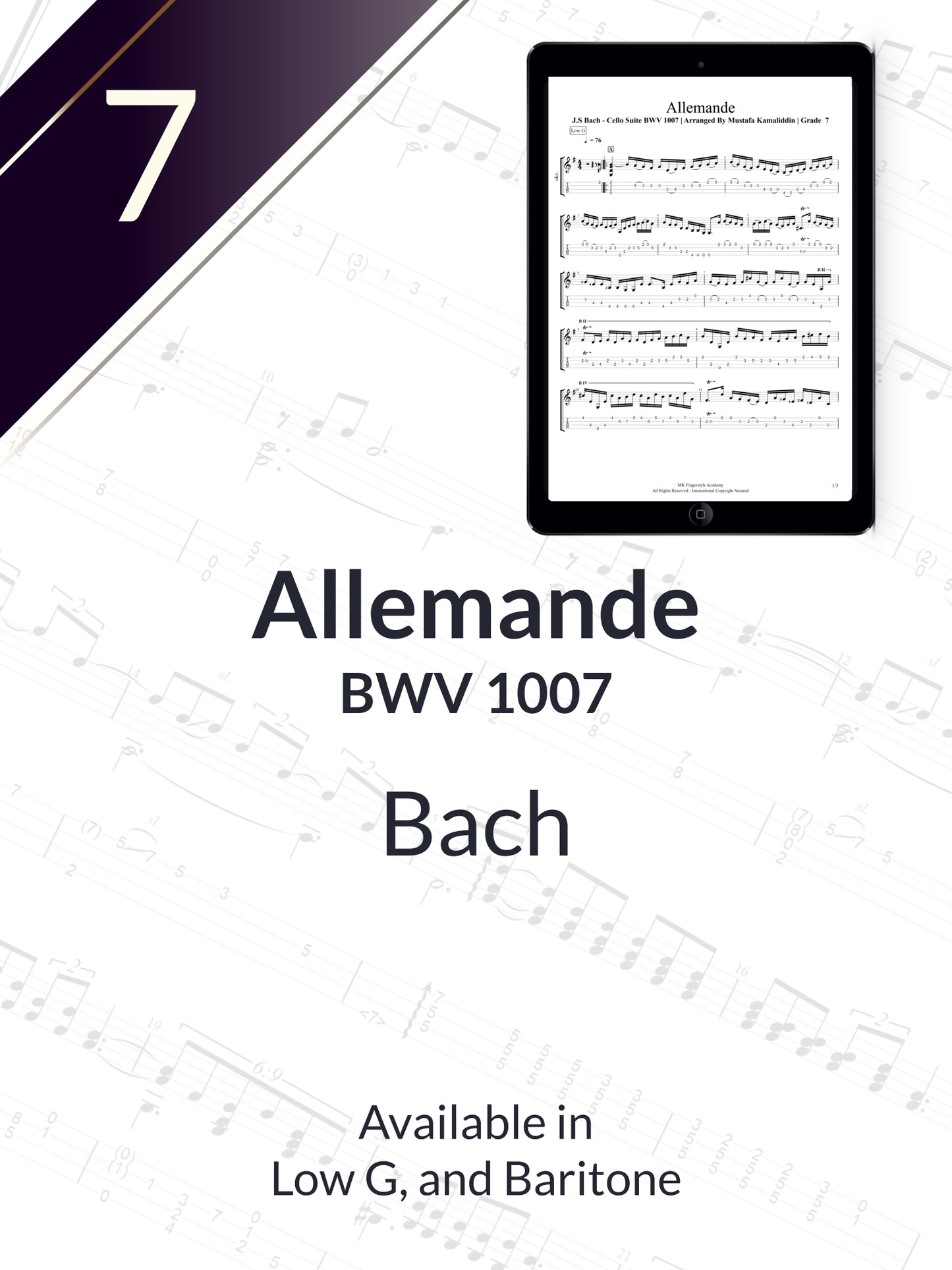 Bach - Allemande BWV 1007