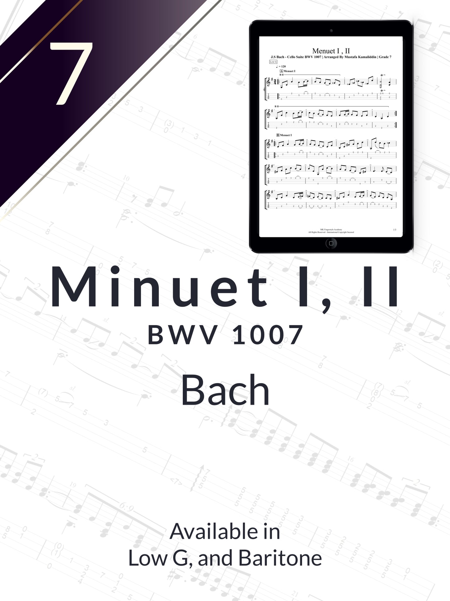 Bach - Minuet I,II BWV 1007