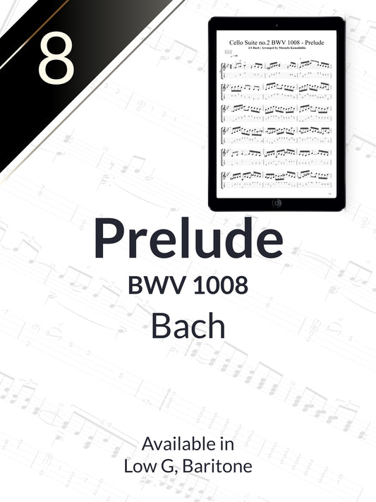 Bach - Prelude BWV 1008