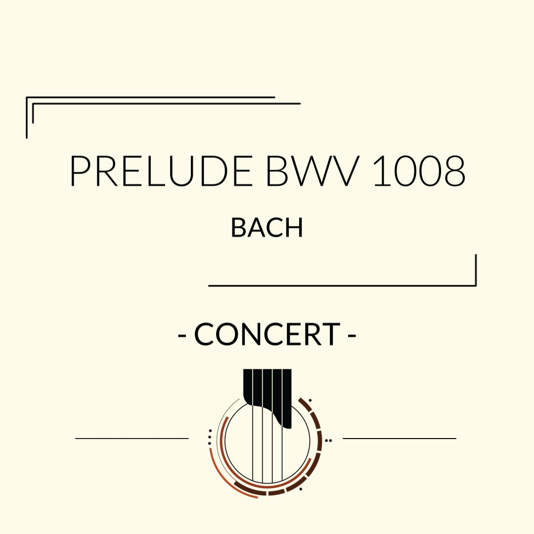 Bach - Prelude BWV 1008